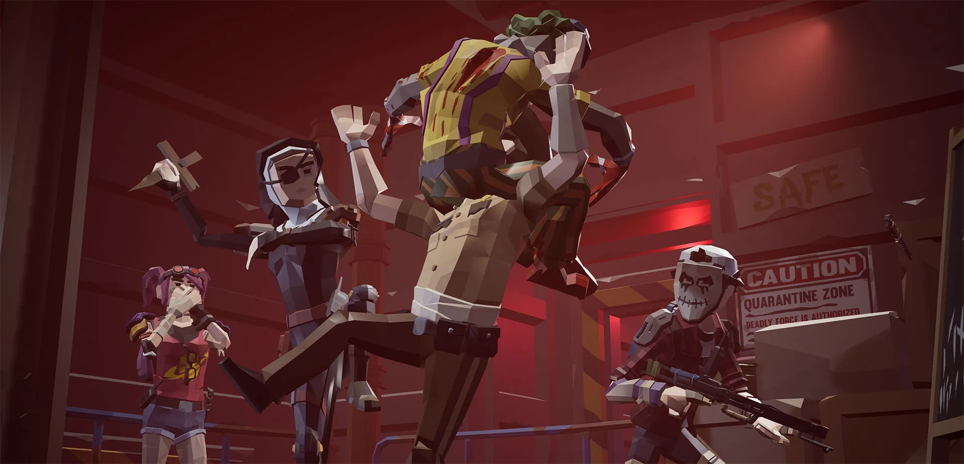 Captură din experiența Dead Ahead la Gateway VR Studio