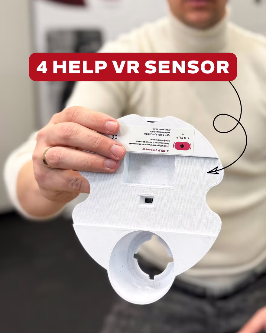 4HELP VR sensor and equipment